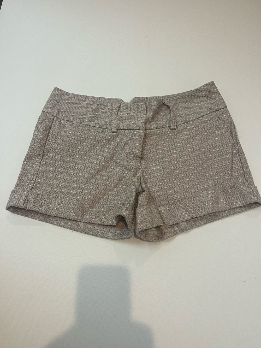 Maurices Light brown Micro-Pattern Shorts